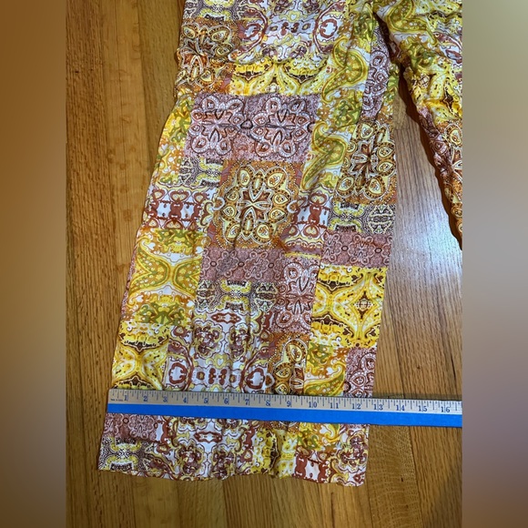 Christian Siriano Geometric  Wide Leg Pants Med (a4 - Picture 5 of 15